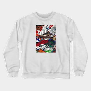 patterns all checklist shoes 5 Crewneck Sweatshirt